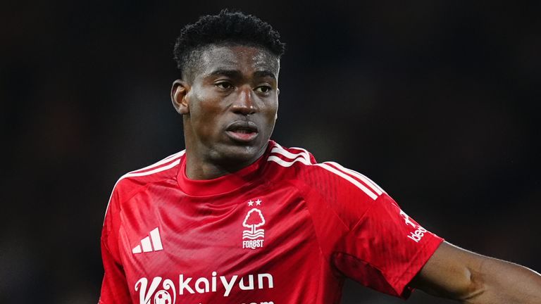 Nottingham Forest's Taiwo Awoniyi (file pic)