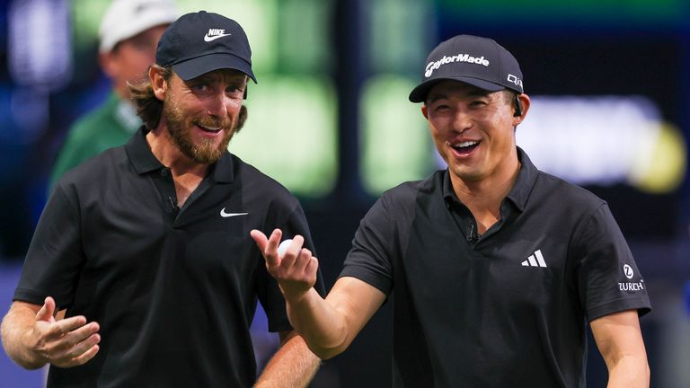 Tommy Fleetwood and Collin Morikawa 