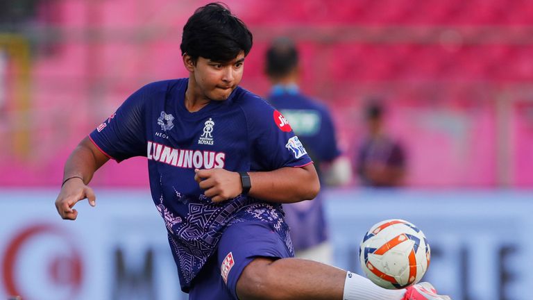 Rajasthan Royals' Vaibhav Suryavanshi, IPL (Associated Press)