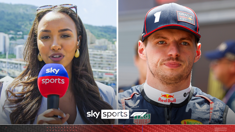 Verstappen in Monaco.