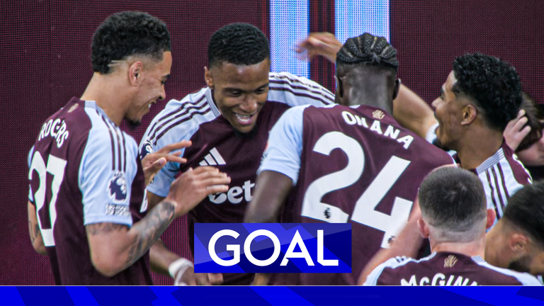 Villa open scoring against Spurs.