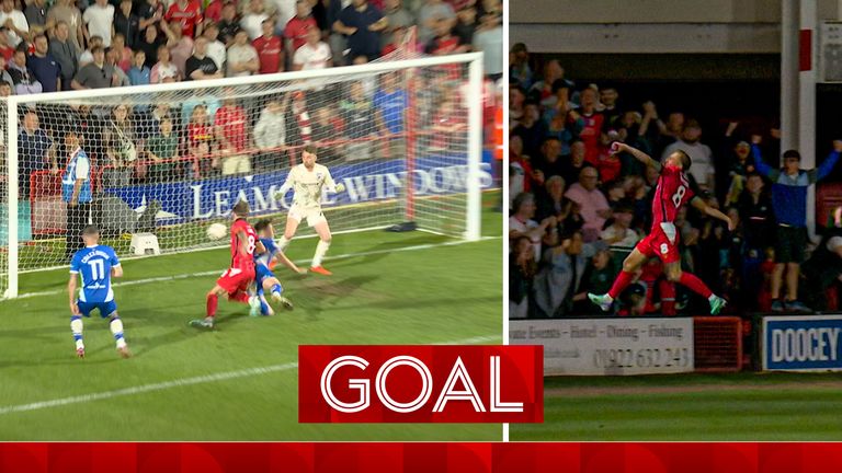 Walsall goal v Chesterfield
