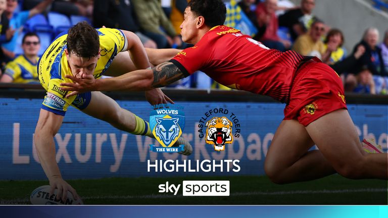 WARRINGTON WOLVES v CASTLEFORD TIGERS 