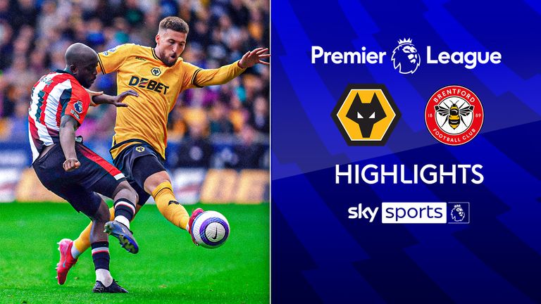 Wolves vs Brentford Premier League highlights.
