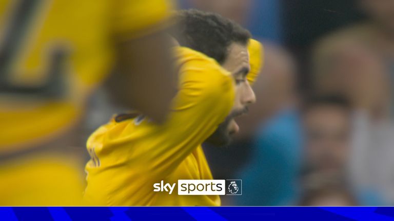 Wolves winger Rayan Aït-Nouri vs Man City