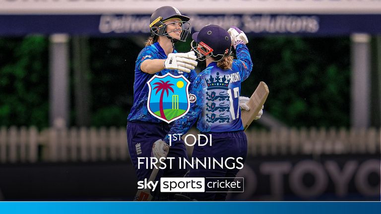 Beaumont and Jones batting gives England healthy lead against West Indies