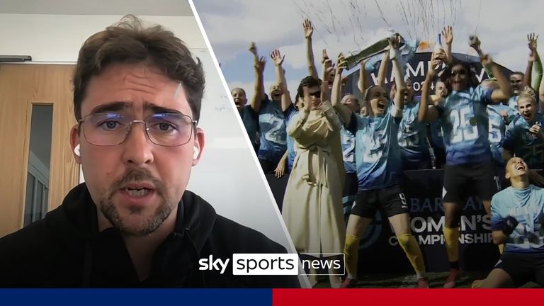 London City Lionesses manager Jocelyn Precheur shares the club's back story and what the teams aims are for next season after gaining promotion to the Women's Super League.