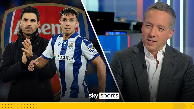 Sky Sports News chief reporter Kaveh Solhekol says Arsenal are on the verge of completing a deal for Real Sociedad midfielder Martin Zubimendi.