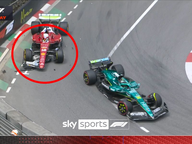 Bandera roja durante P1 del Gran Premio de Mónaco