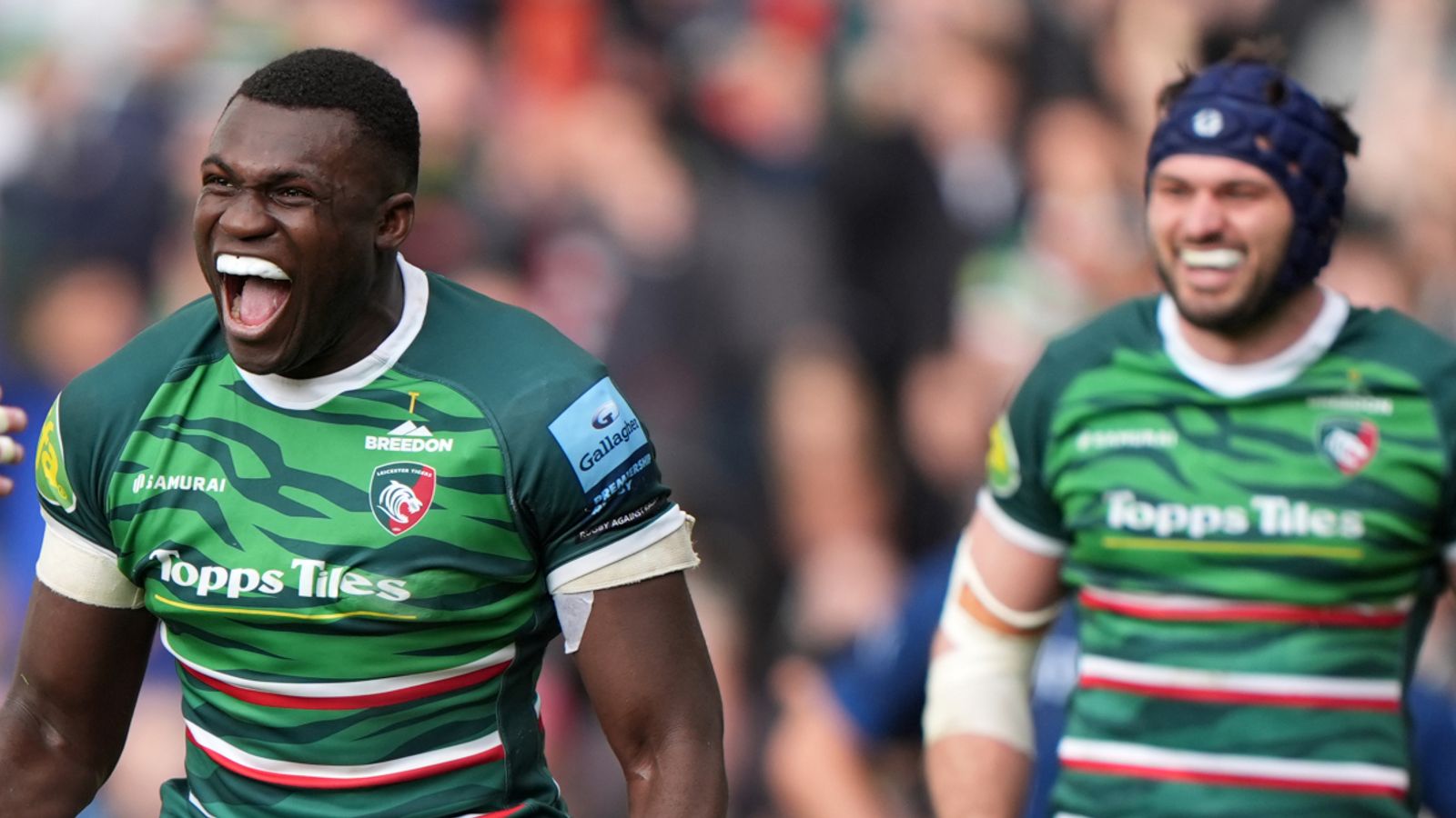 Leicester 21-16 Sale: Adam Radwan scores two tries in Gallagher Premiership semi-final to set up final with Bath