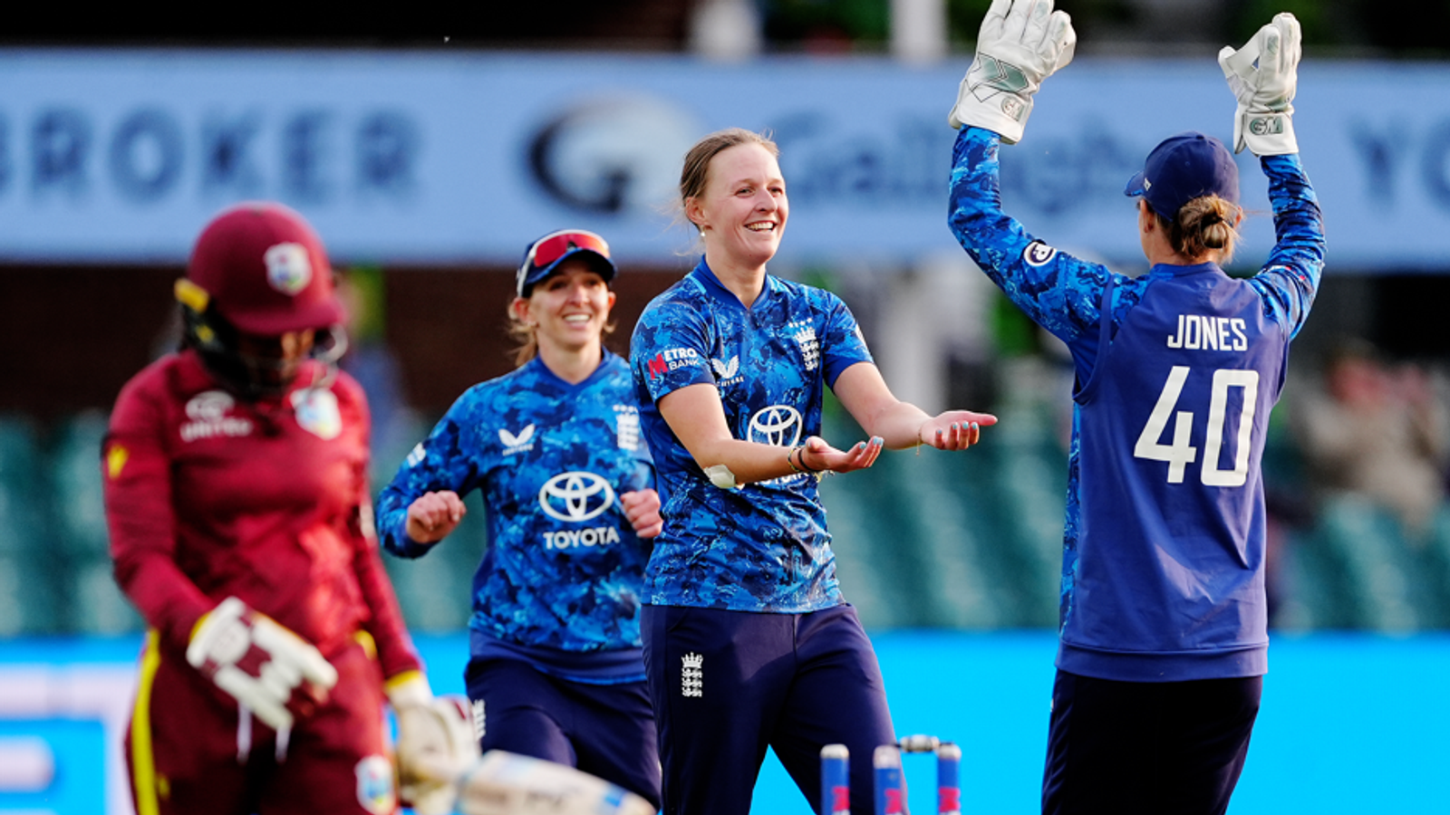 England vs West Indies: Amy Jones and Tammy Beaumont centuries inspire series-clinching 143-run victory in second ODI