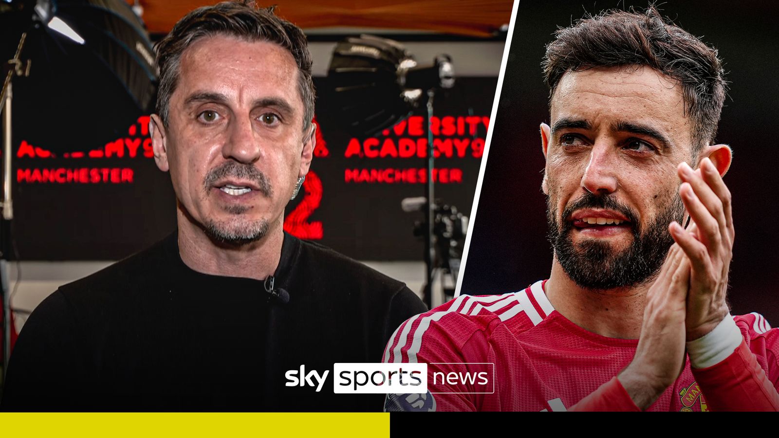 Neville: 'Star player' Fernandes staying is significant for Man Utd