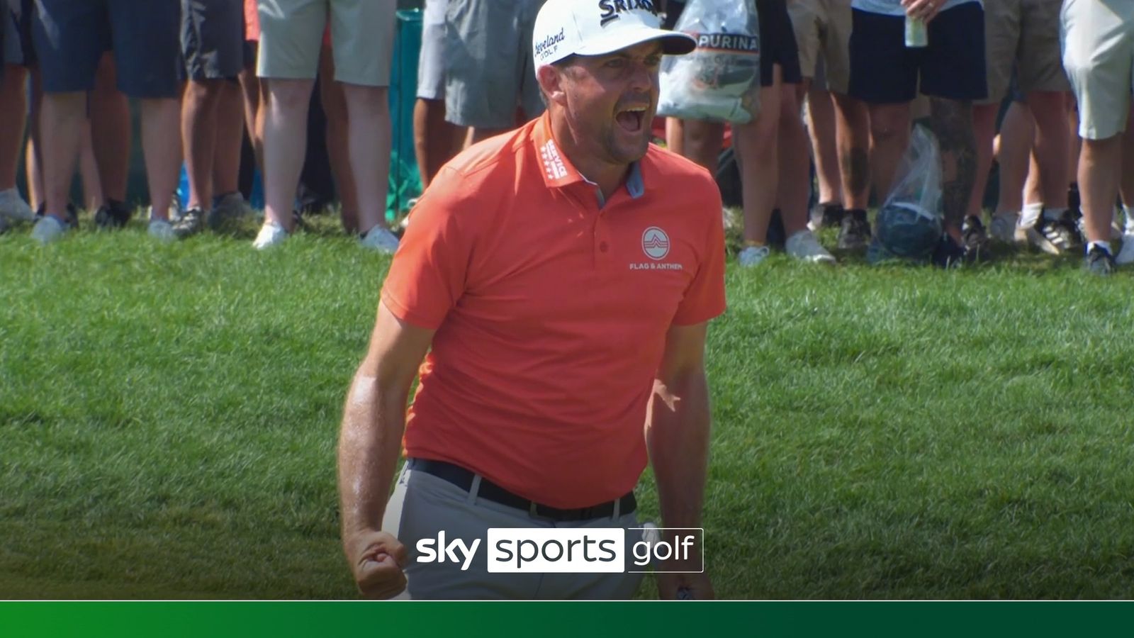 'This is a massive moment!' | Bradley makes monster putt to take share of lead