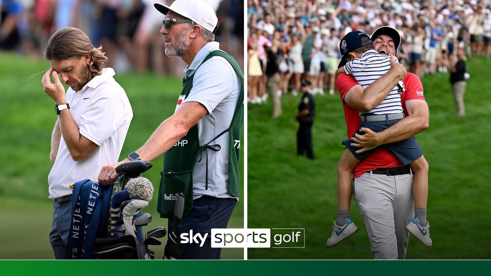 INCREDIBLE SCENES! Dramatic chip-in, Fleetwood falters and Bradley birdies to win!