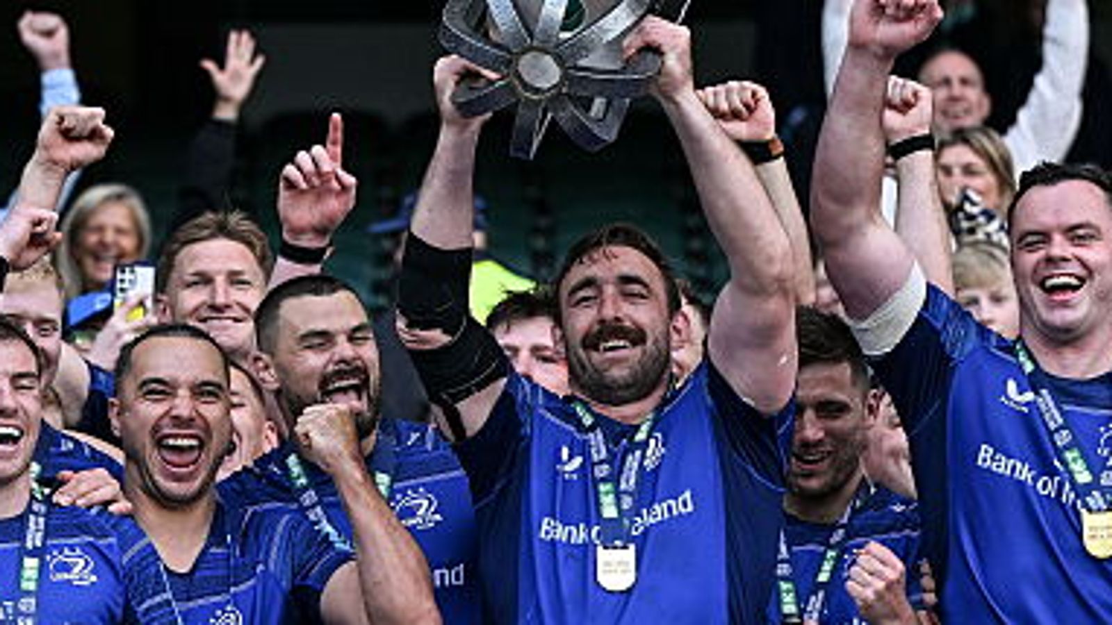 United Rugby Championship grand final: Leinster take tournament title after thrashing Bulls 32-7