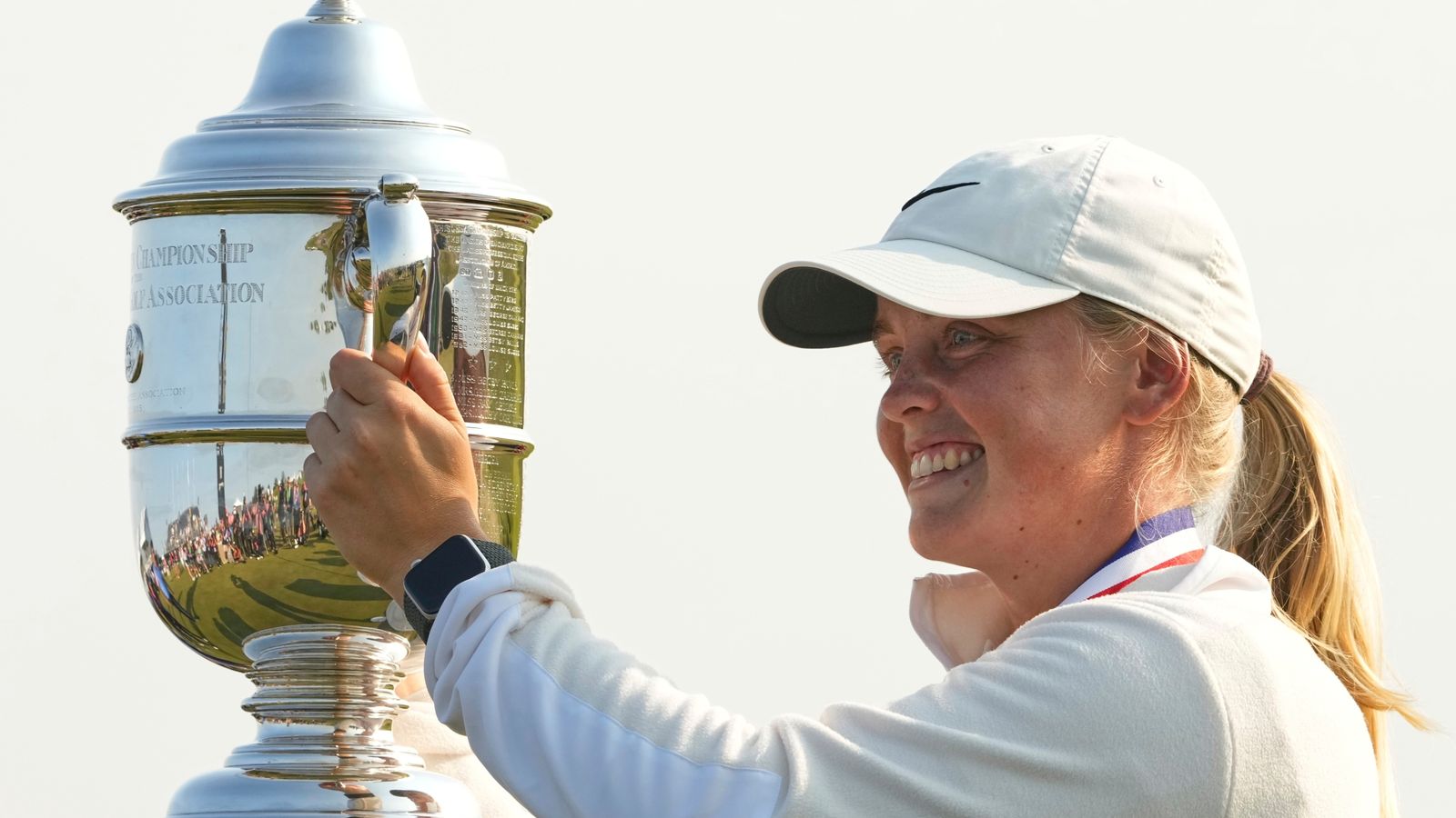 US Women's Open: Solheim Cup star Maja Stark outlasts Nelly Korda to claim maiden major title with two-shot win at Erin Hills