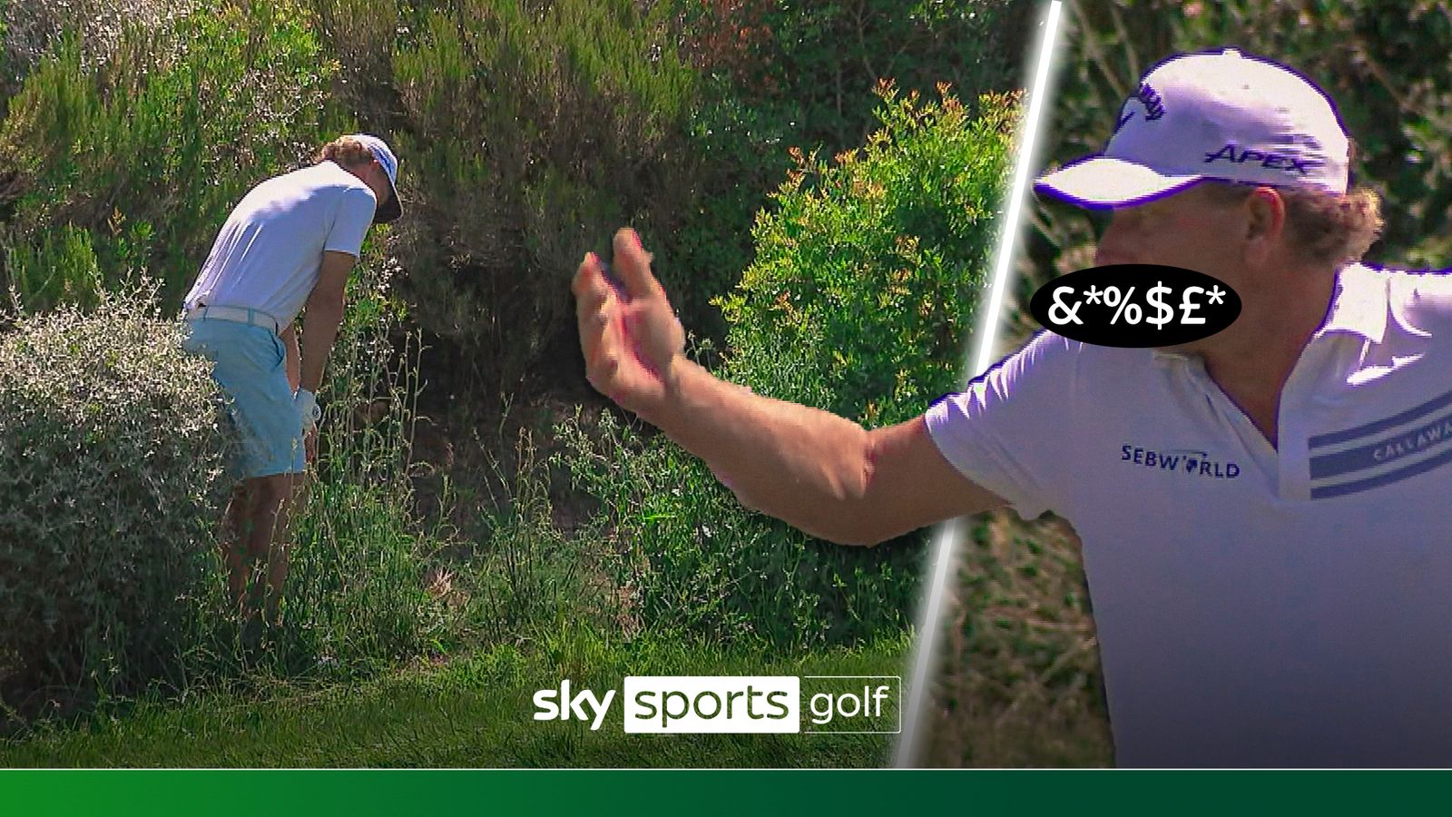 'That's almost in Rome' | Golfer shoots horror NINE on the fifth hole