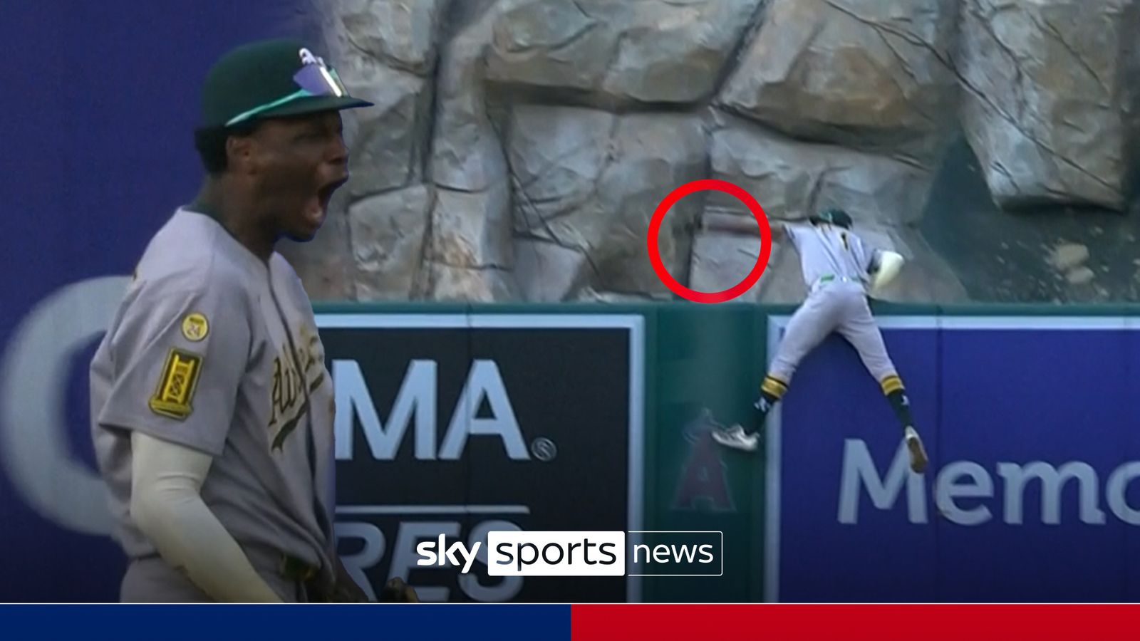 Insane MLB catch from Denzel Clarke! | 'Greatest catches you're ever gonna see'