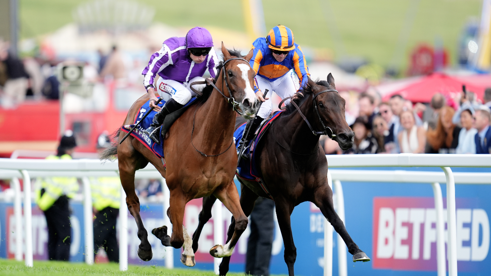 Oaks report: Marvellous Minnie Hauk beats stablemate Whirl to Epsom crown as Aidan O'Brien celebrates 1-2
