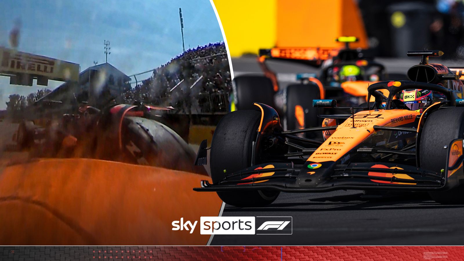 New 360 onboard angles show dramatic moment Norris crashed into Piastri!