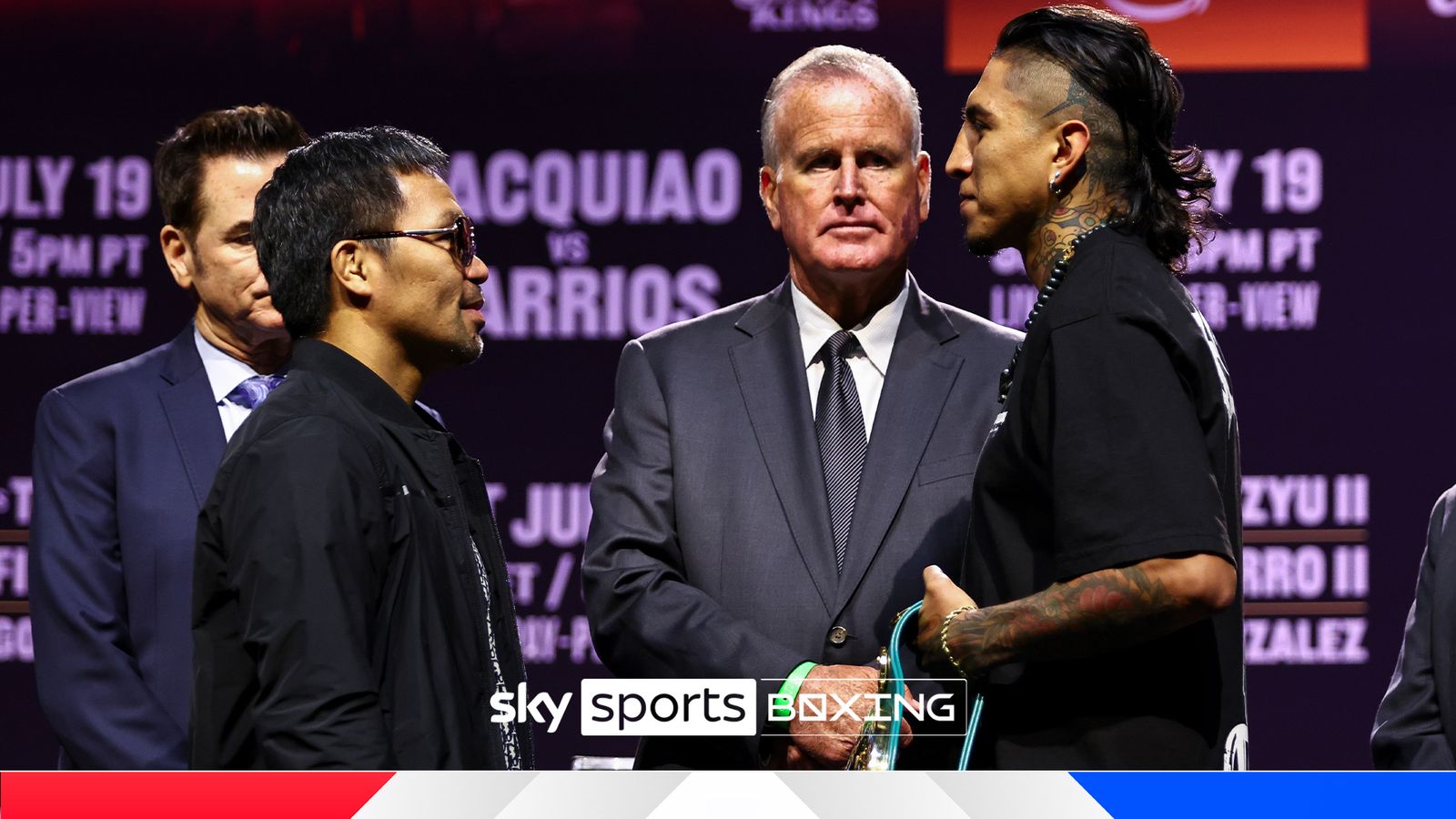 Pacquiao faces off against Barrios ahead of stunning comeback!