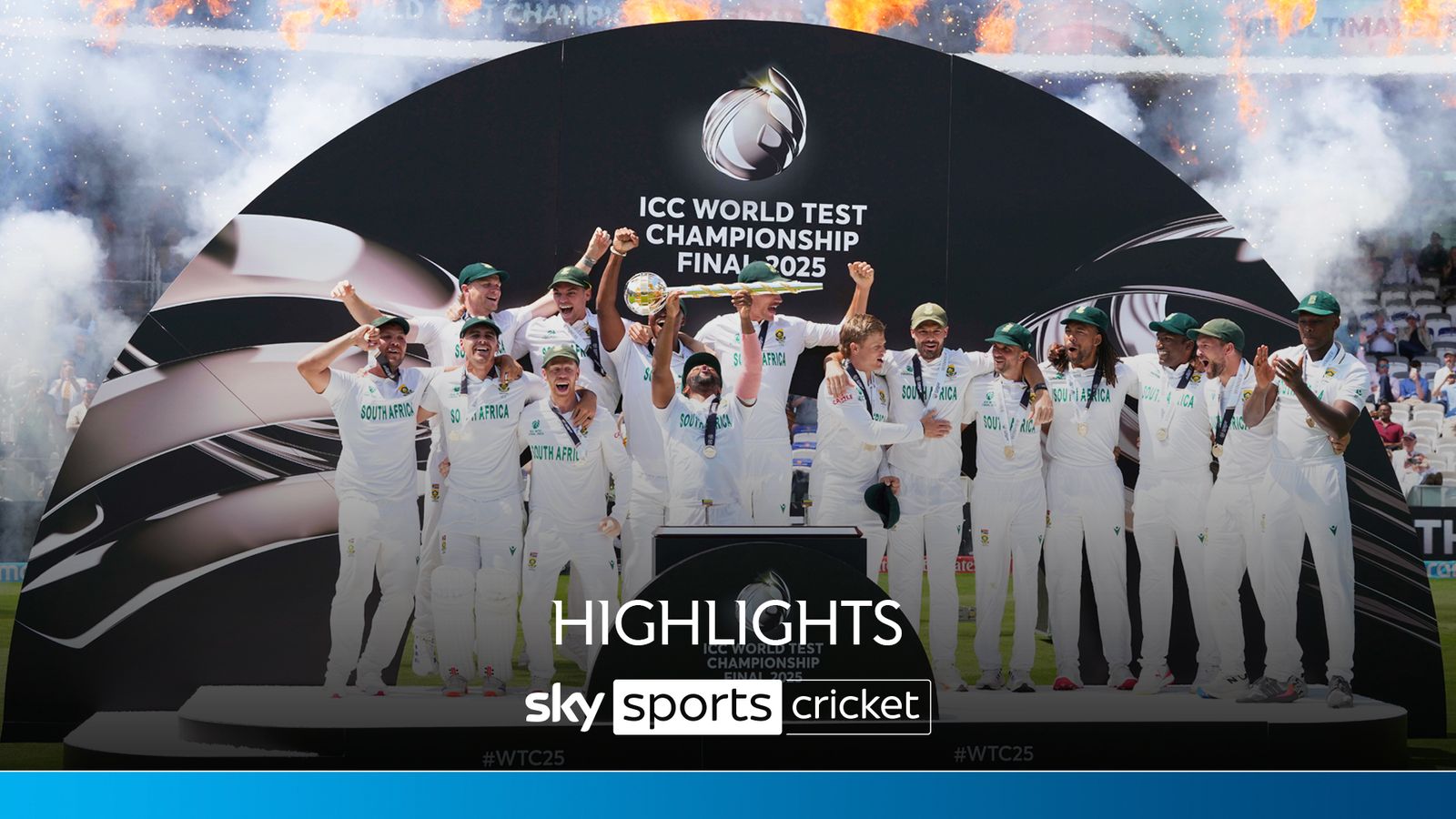 South Africa beat Australia by five wickets to clinch first ICC trophy in 27 years
