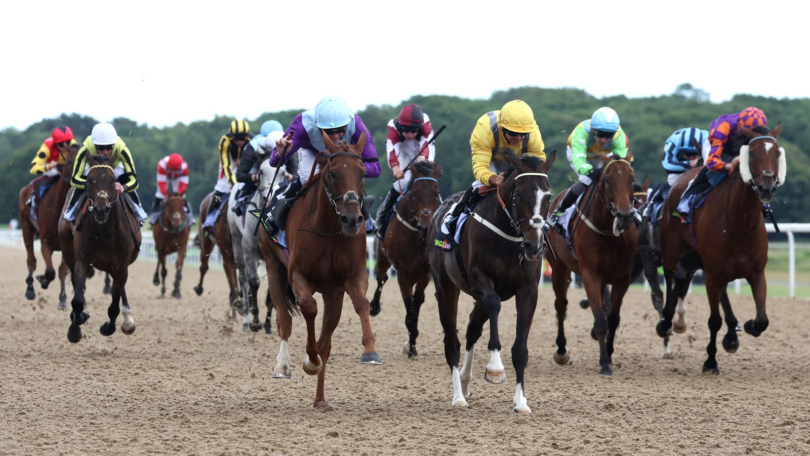 Spirit Mixer makes it third time lucky in the Northumberland Plate
