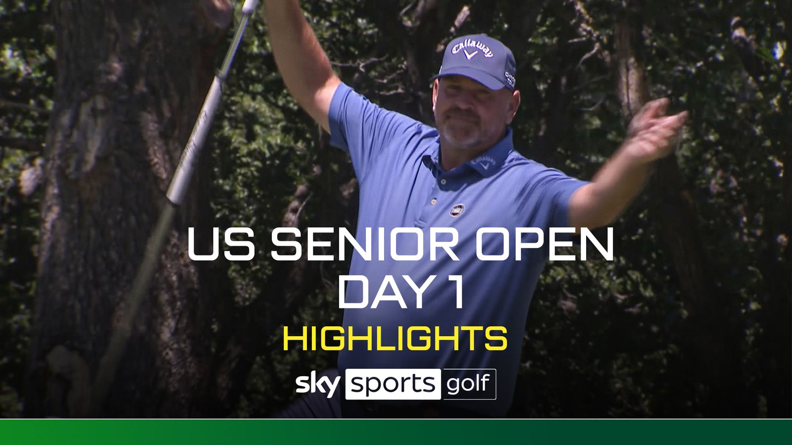 Hensby and Harrington share lead at US Senior Open