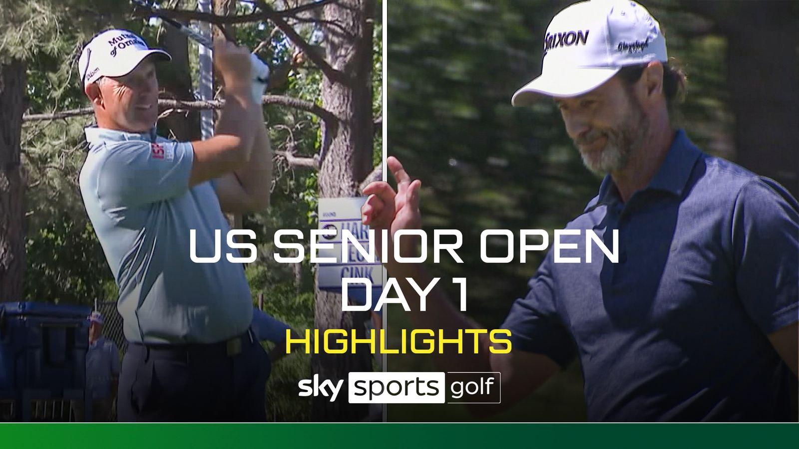 Hensby and Harrington share lead at US Senior Open