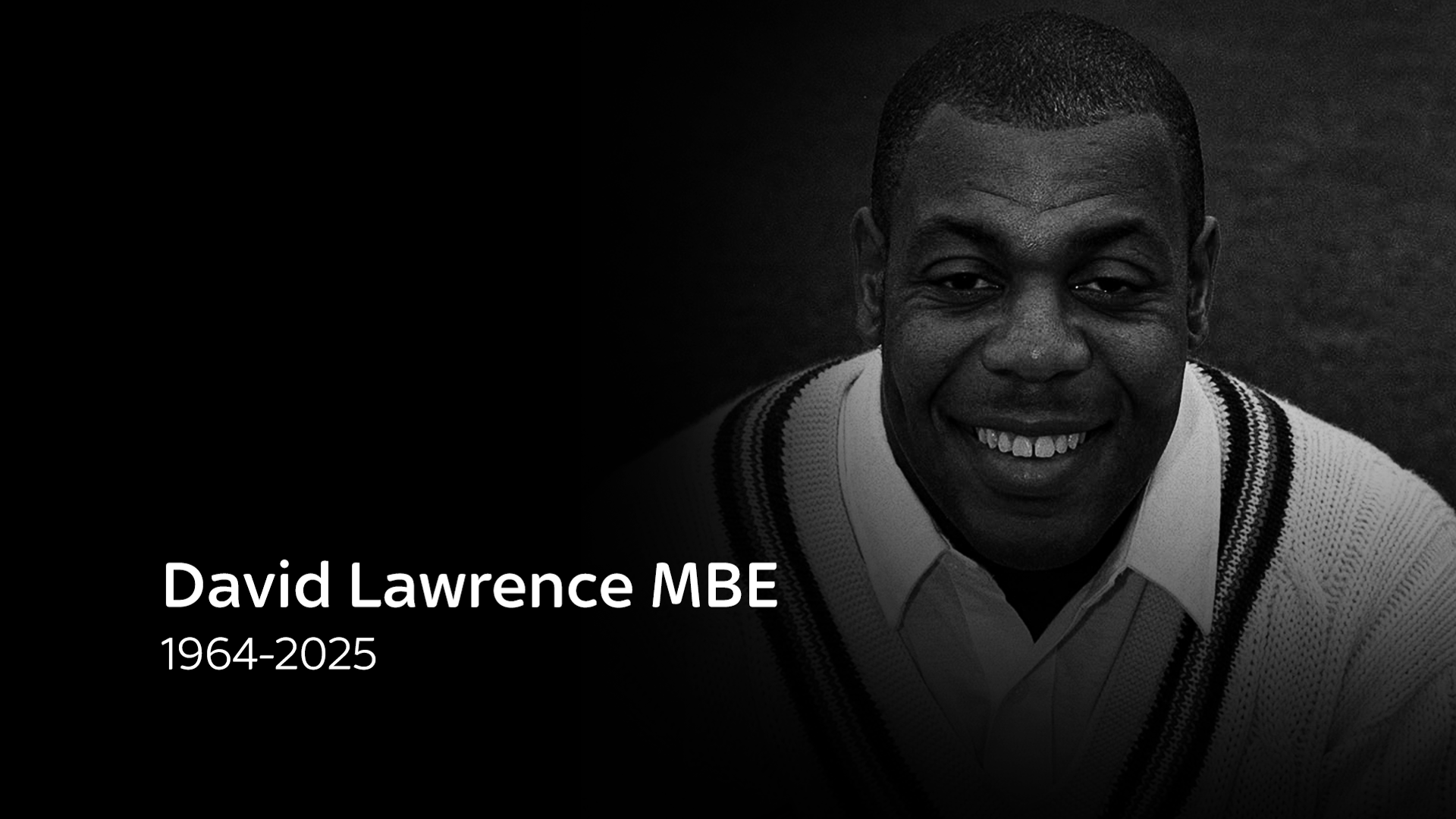 Former England bowler David 'Syd' Lawrence dies aged 61