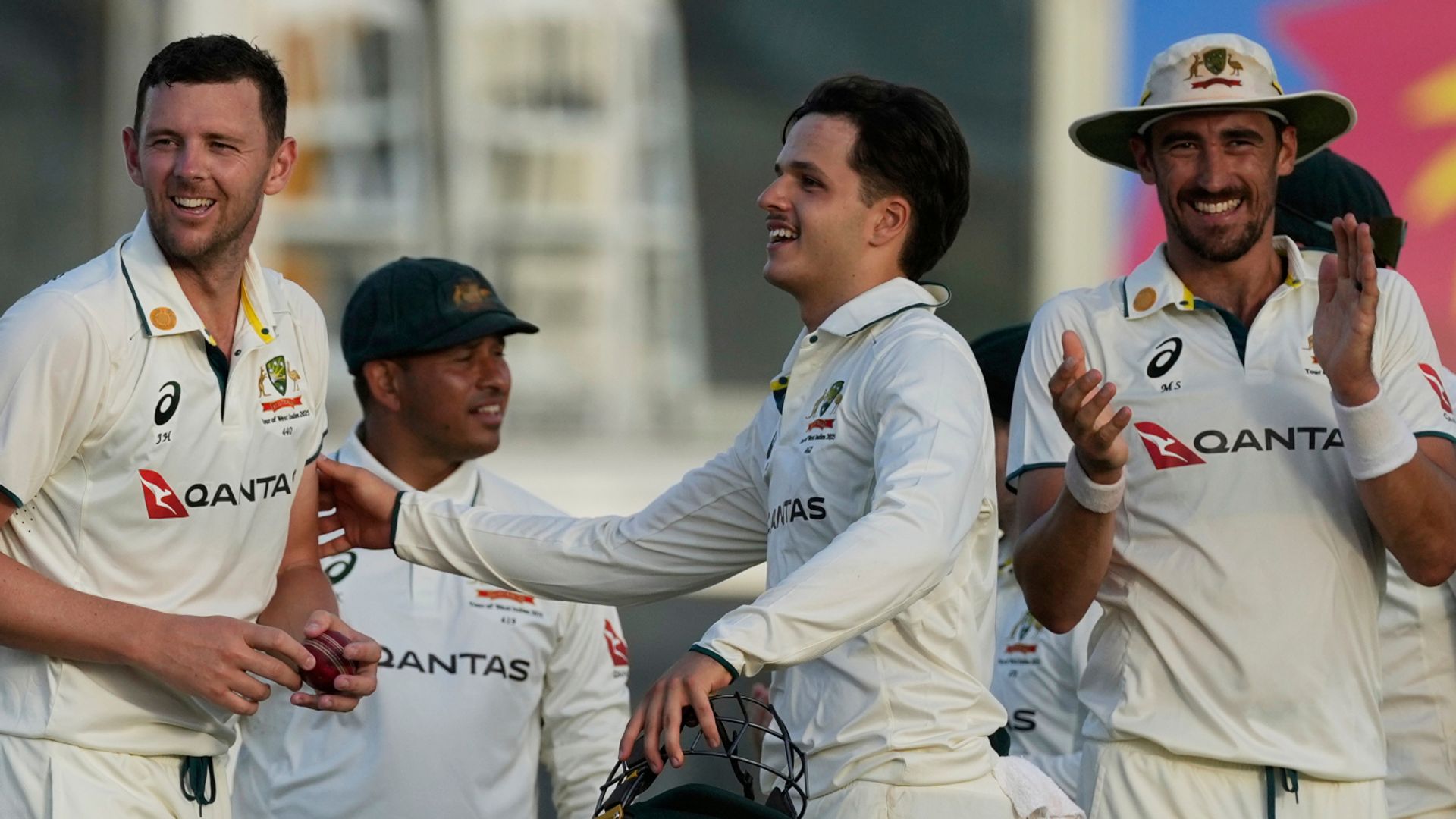 Hazlewood bowls Australia to Test win over West Indies in series opener