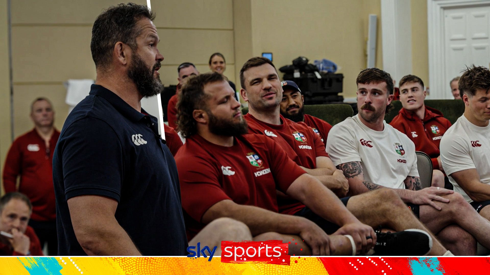 Behind the scenes | Farrell's introduction speech to the Lions