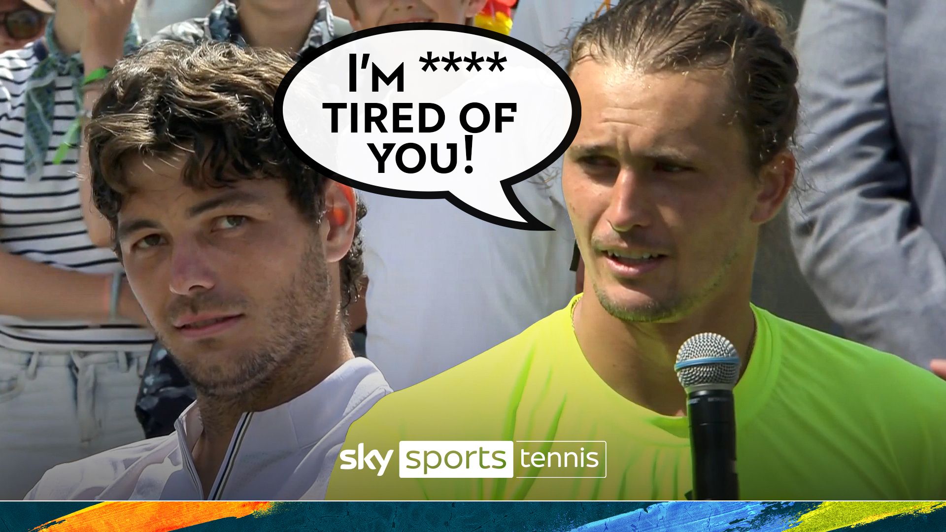 'I'm so **** tired of you!' | Zverev's hilarious reaction to losing to Fritz in Stuttgart Open final