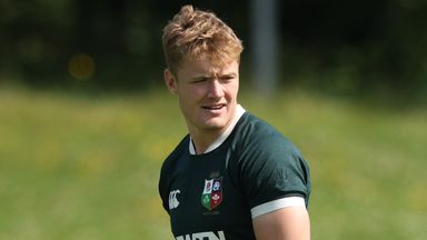 Fin Smith will start at fly-half for the first match of the 2025 British and Irish Lions tour