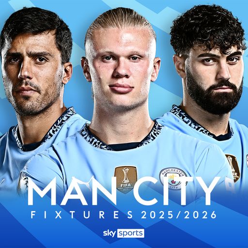 Man City fixtures: Tough opening games for Pep's side