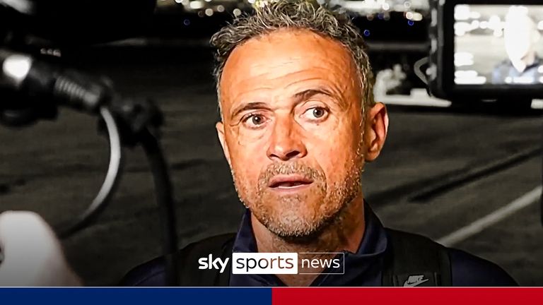 Paris Saint-Germain head coach Luis Enrique on arriving in LA for the Club World Cup.