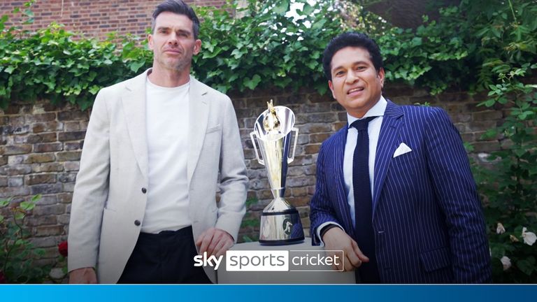 James Anderson Sachin Tendulka Trophy unveiled for England vs India Tests