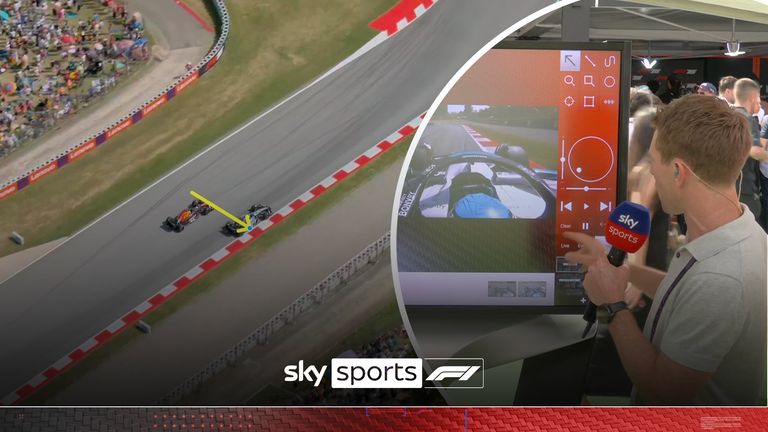 Ant Davidson was at the SkyPad to analyse Max Verstappen and George Russell's collision on the final laps of the Spanish Grand Prix.