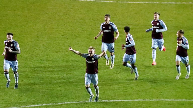 Aston Villa advanced to the round of 16 in 2024/25 - the furthest of any Premier League U21 team