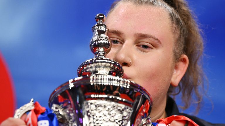 Beau Greaves won the Women's World Matchplay in 2024 (Getty Images)