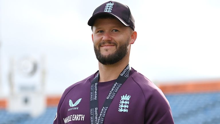 Ben Duckett after winning the first Test match between England and India at Headingley 