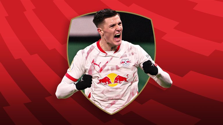 Benjamin Sesko is a long-term transfer target for Arsenal