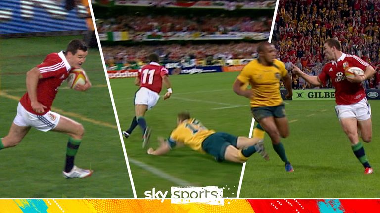 Take a look back at some of the greatest ever tries scored by the Lions whilst down under as the British and Irish Lions return to Australia for 2025 tour which you can watch live only on Sky Sports. 