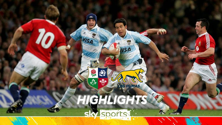 With the Lions set to face Argentina once again, watch highlights from the last meeting between the sides back in 2005 in Cardiff.