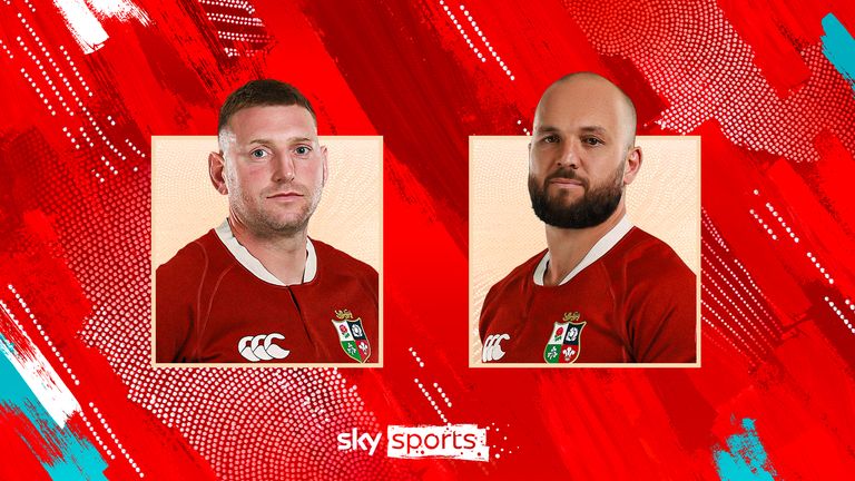 British and Irish Lions fly-half Finn Russell and scrum-half Jamison Gibson-Park
