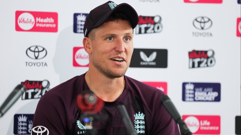 England cricketer Brydon Carse