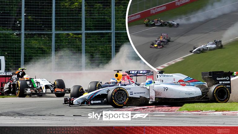 Relive the 2014 Canadian Grand Prix, which saw Felipe Massa and Sergio Perez crash in the final laps and Daniel Ricciardo get his maiden win.