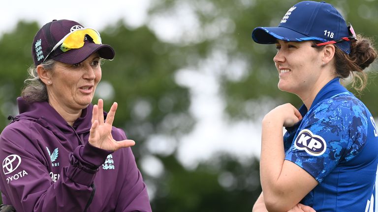 Charlotte Edwards and Nat Sciver-Brunt