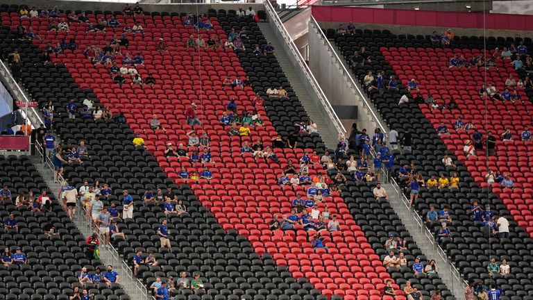 Less than a third of Mercedes-Benz Stadium's capacity was filled for Chelsea's tournament opener