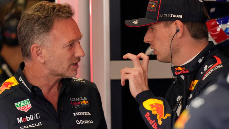 Red Bull, director of Christian Horner in a conversation with Max Versaben